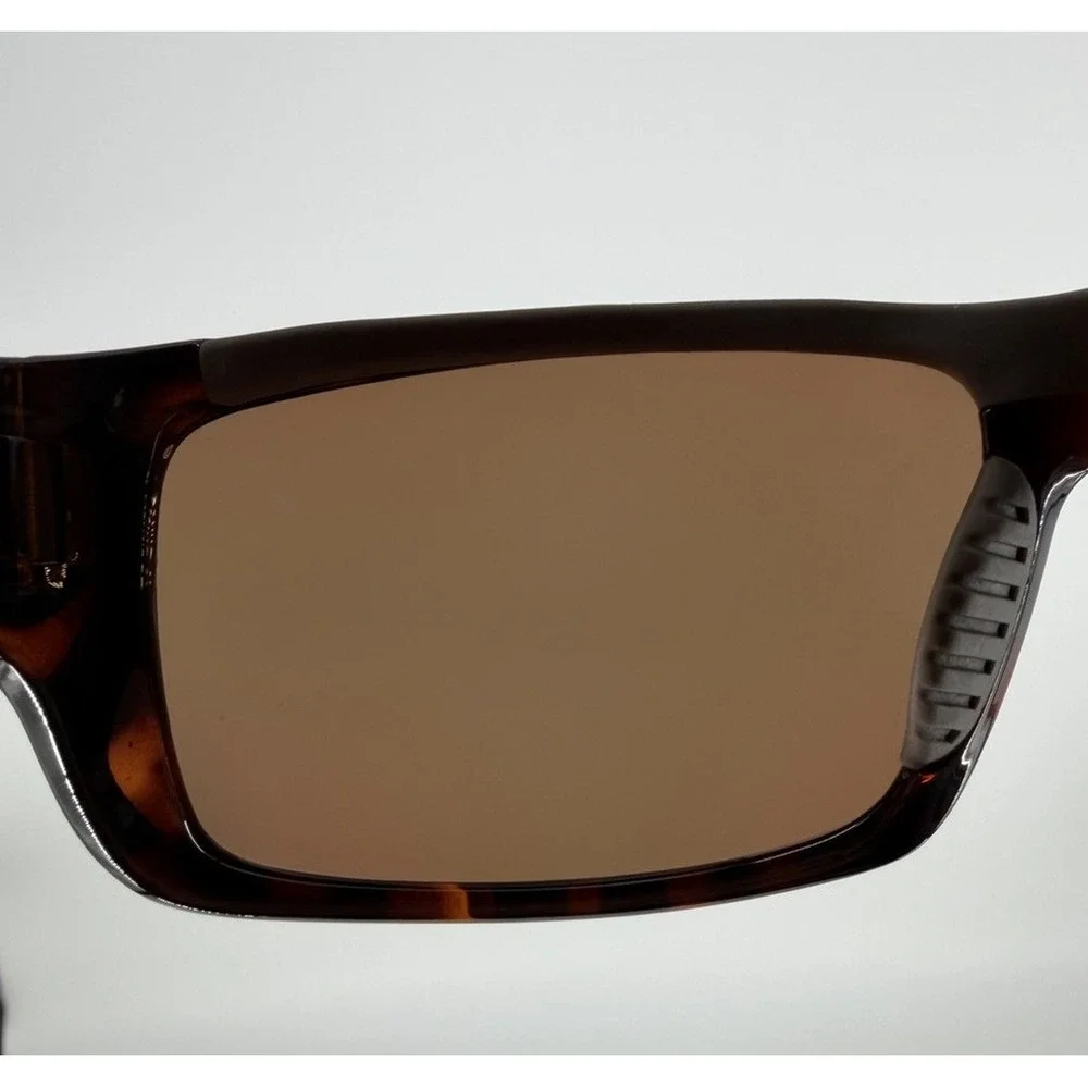Bollé Guide 11605 Polarized Sunglasses Brown Tortoise Wraparound Frames